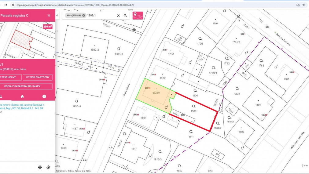 Na predaj 4- izbový podkrovný RODINNÝ dom na ul. Fraňa Mojtu v Nitre