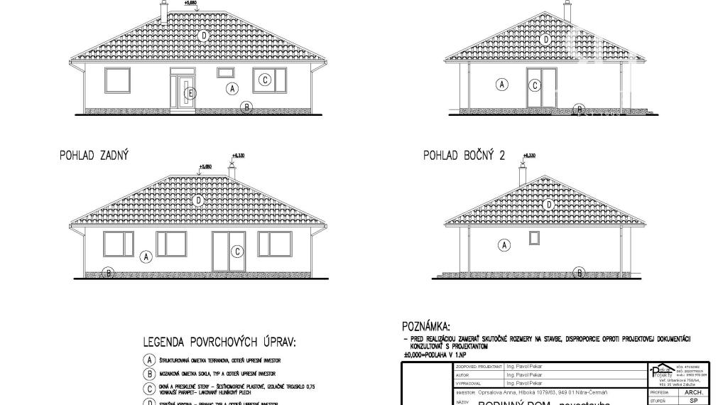 NA PREDAJ bungalovy - JELŠOVCE