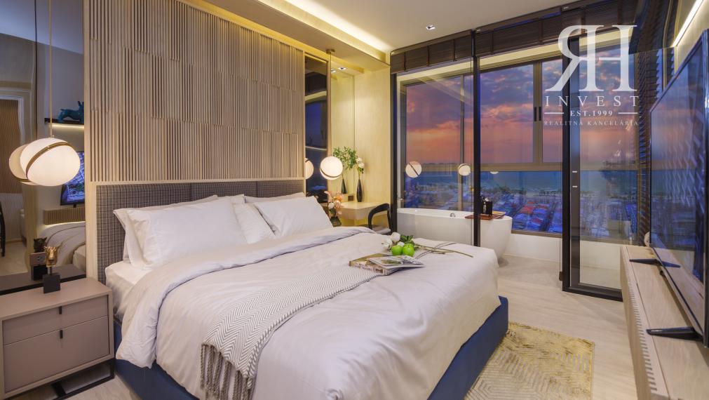 NA PREDAJ investičný 1 izbový apartmán v projekte Skypark Lucean Jomtien Pattaya Thajsko