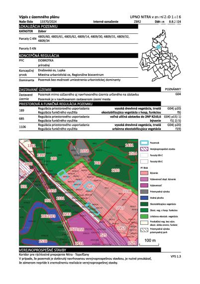 ZOBOR-LUPKA na predaj investičné stavebné pozemky